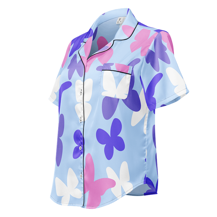 Butterfly Bliss Silky Pajama Top product image (1)