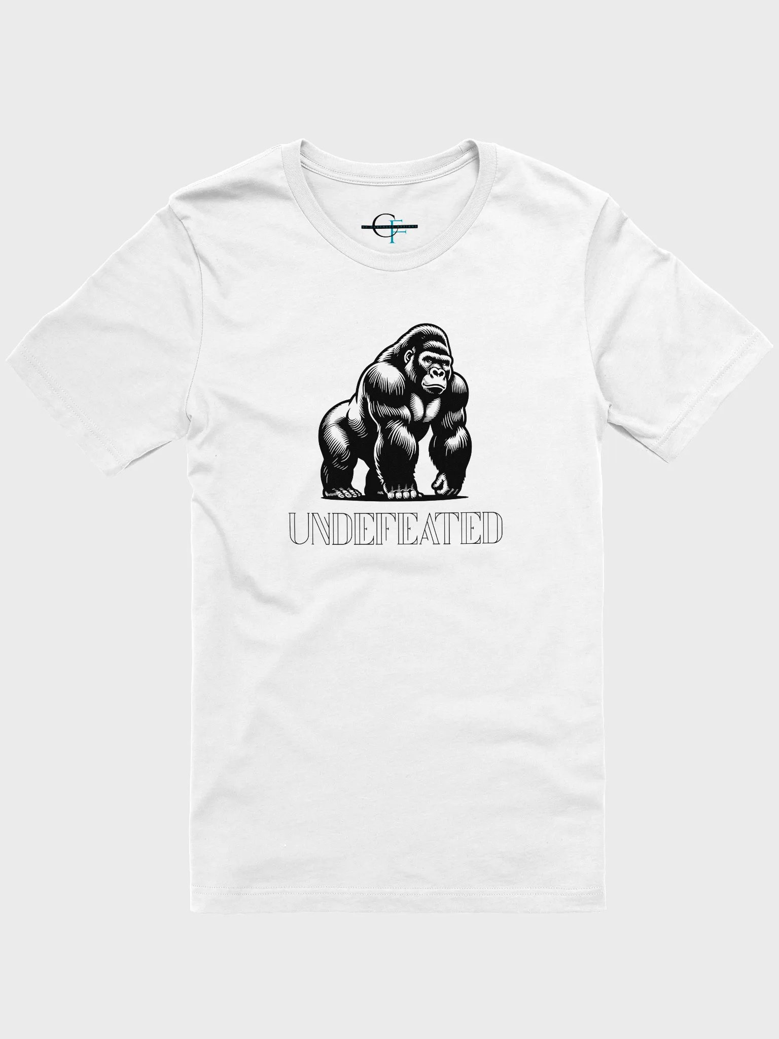 Undefeated Gorilla Tee | Bella + Canvas Unisex Shirt – Bold Power & Alpha Energy product image (8)