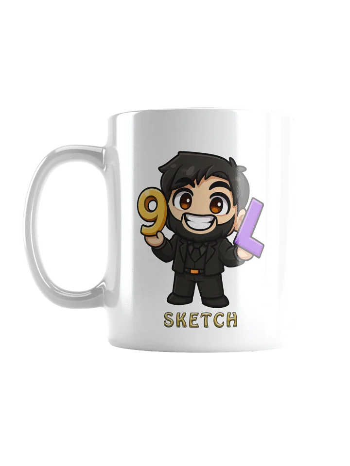 9LS4 Sketch White Glossy Mug product image (1)