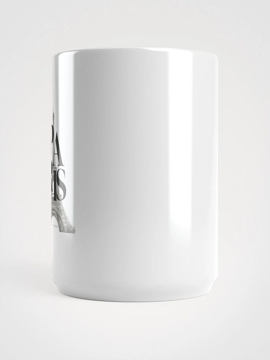 Paris Tower Mug – White Glossy Cityscape Edition product image (5)