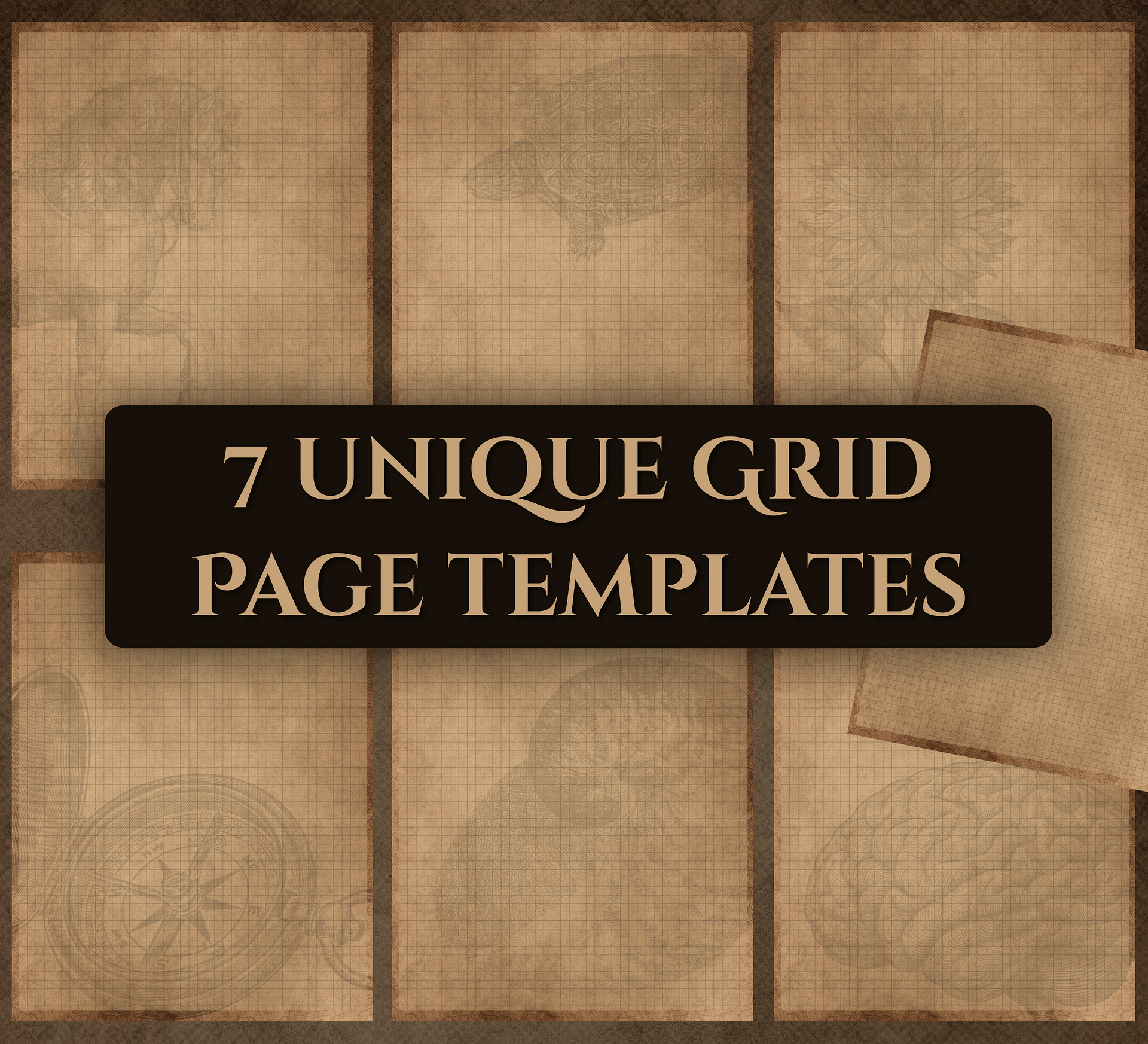 Vintage Stormlight / Cosmere RPG Character Sheet & Journal (Fillable PDF) product image (5)