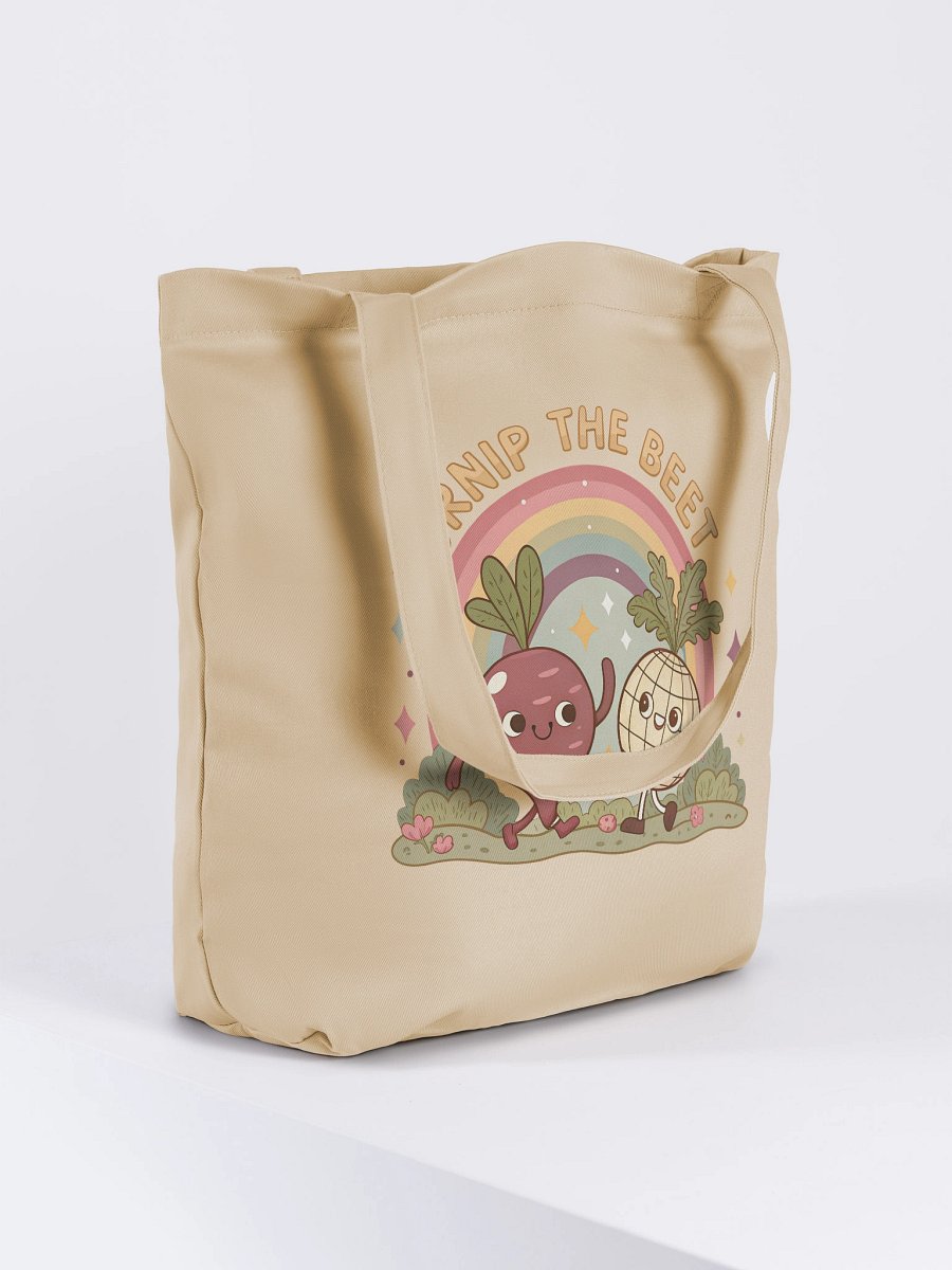 Turnip the Beat Eco-Friendly Tote Bag product image (4)