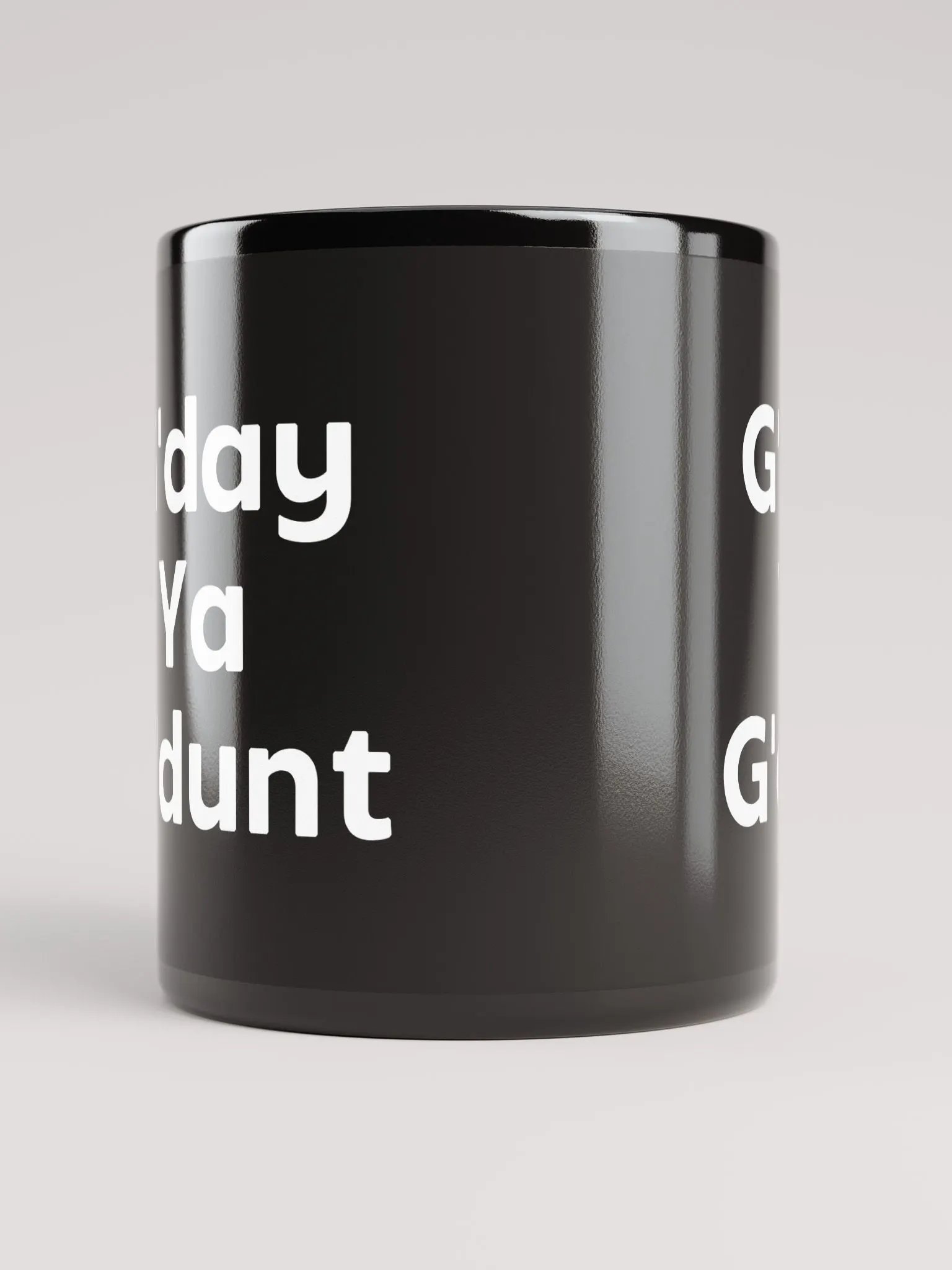 G'day Ya G'dunt - Matte Black Mug product image (5)