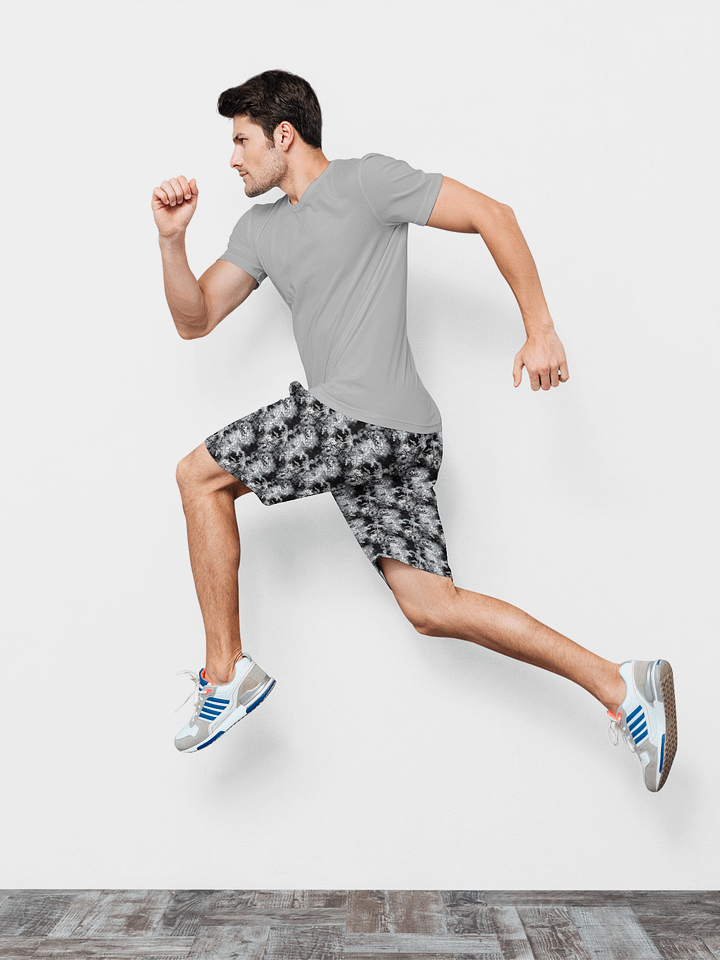 Black and White Graffiti | Recycled Unisex Mesh Shorts product image (1)