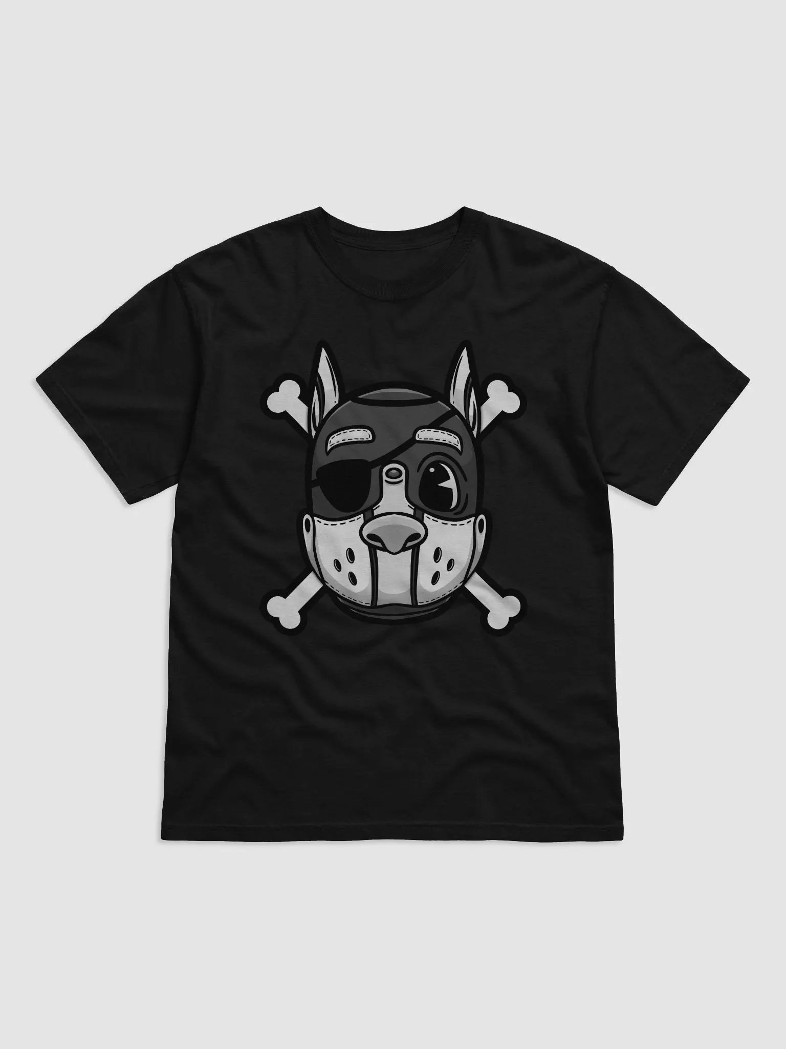 Rubberhose Pirate Pup - Dyed Heavyweight T-Shirt product image (1)