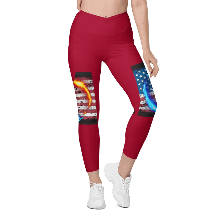 red you matter Leggings w pockets product image (1)