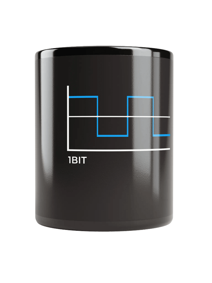 1BIT Graph Mug (black) product image (1)