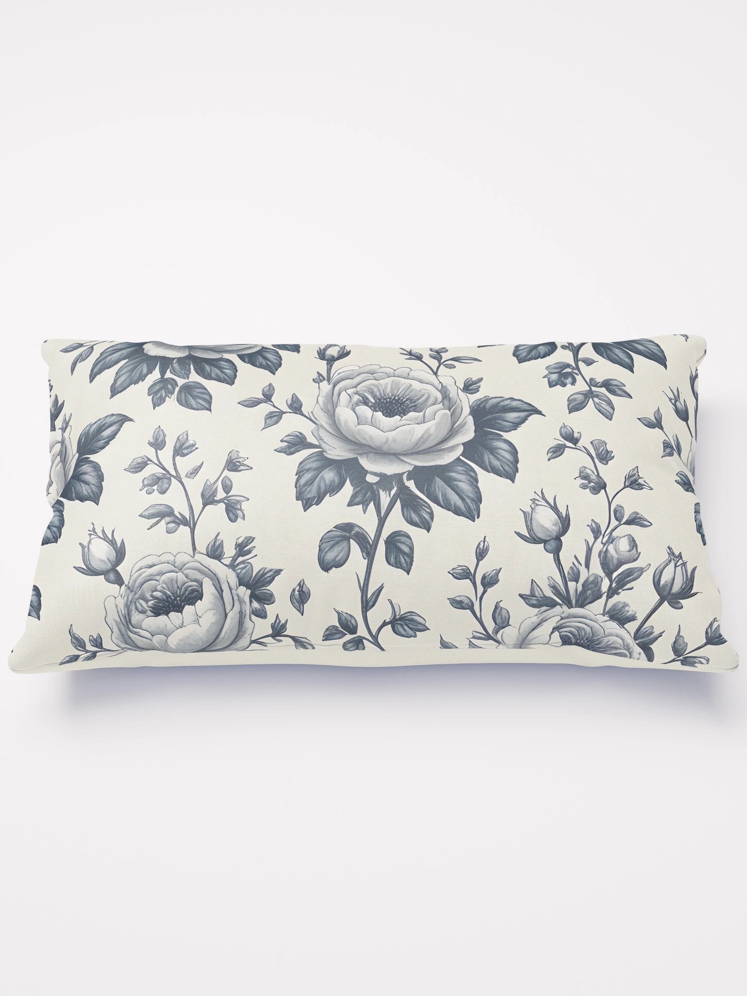 Toile Peony Sketch Pillow product image (1)