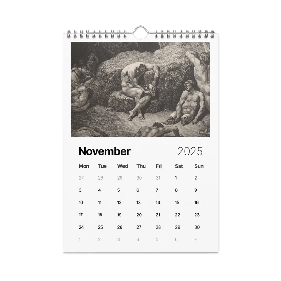 INFERNO 2025 calendar! product image (12)