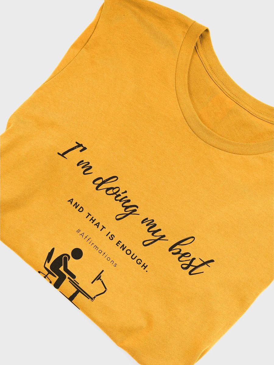 I'm doing my best Dark Unisex Super soft T-Shirt product image (25)