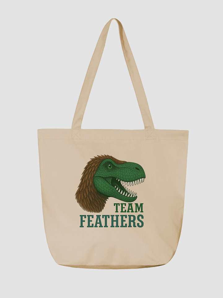 Team Scales Team Feathers T-Rex Tote Bag product image (2)