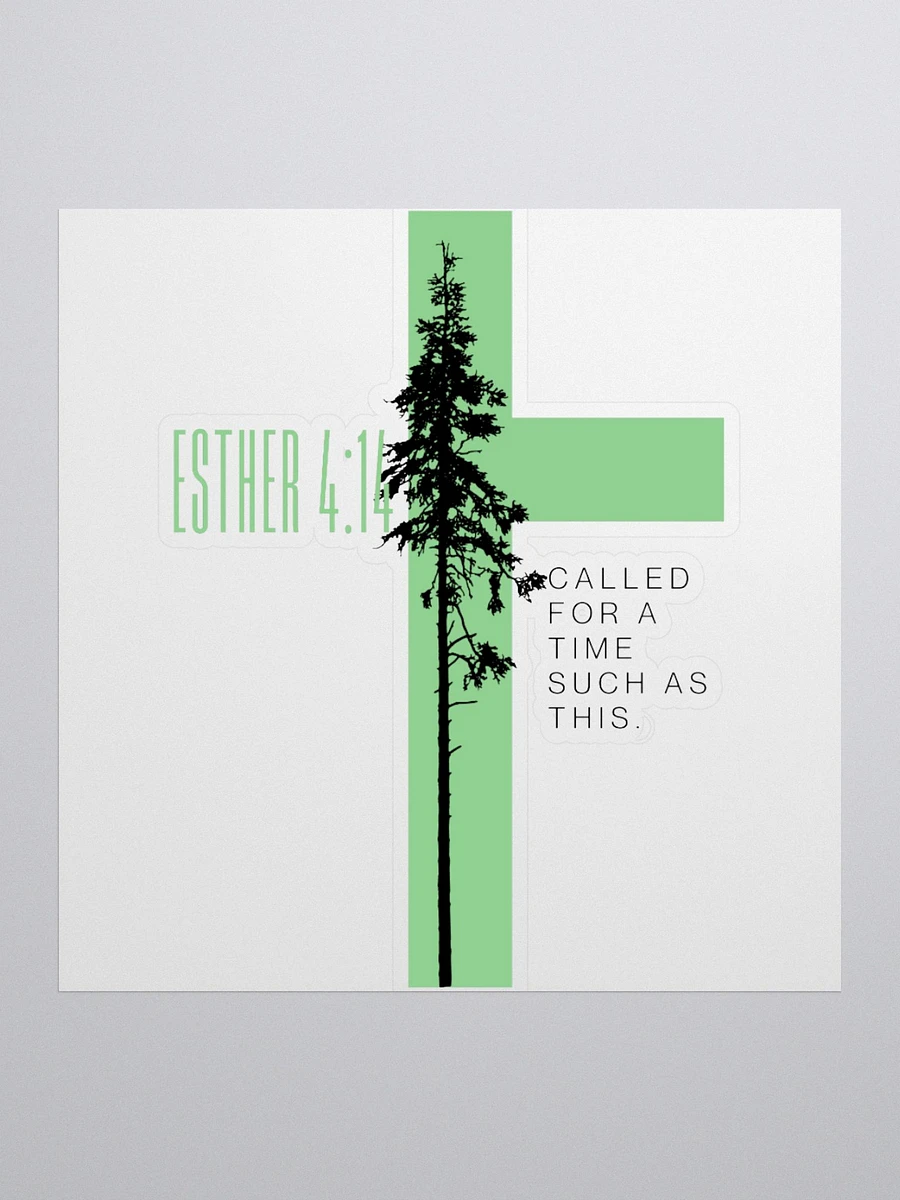 Esther 4:14 Tree Cross Sticker product image (2)