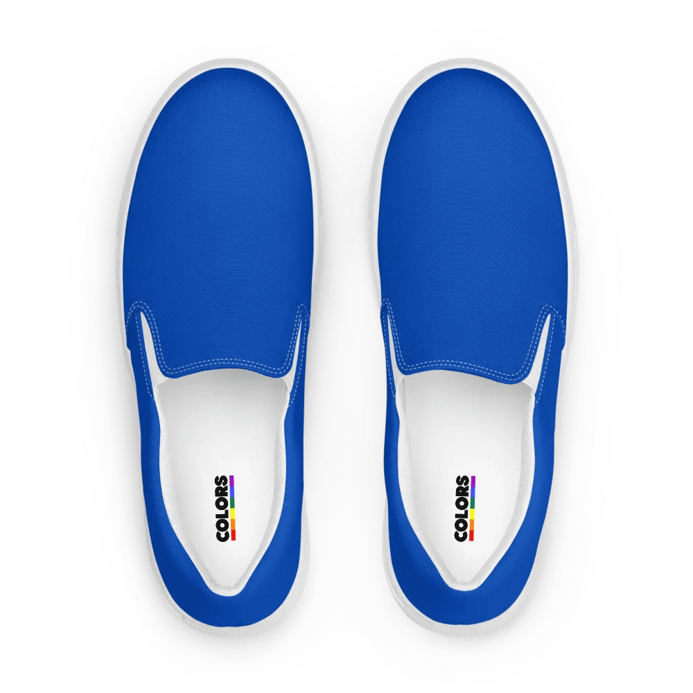 Women's Absolute Blue Slip-On Canvas Shoes product image (2)
