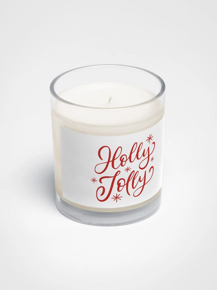 Holly Jolly Soy Wax Candle product image (2)