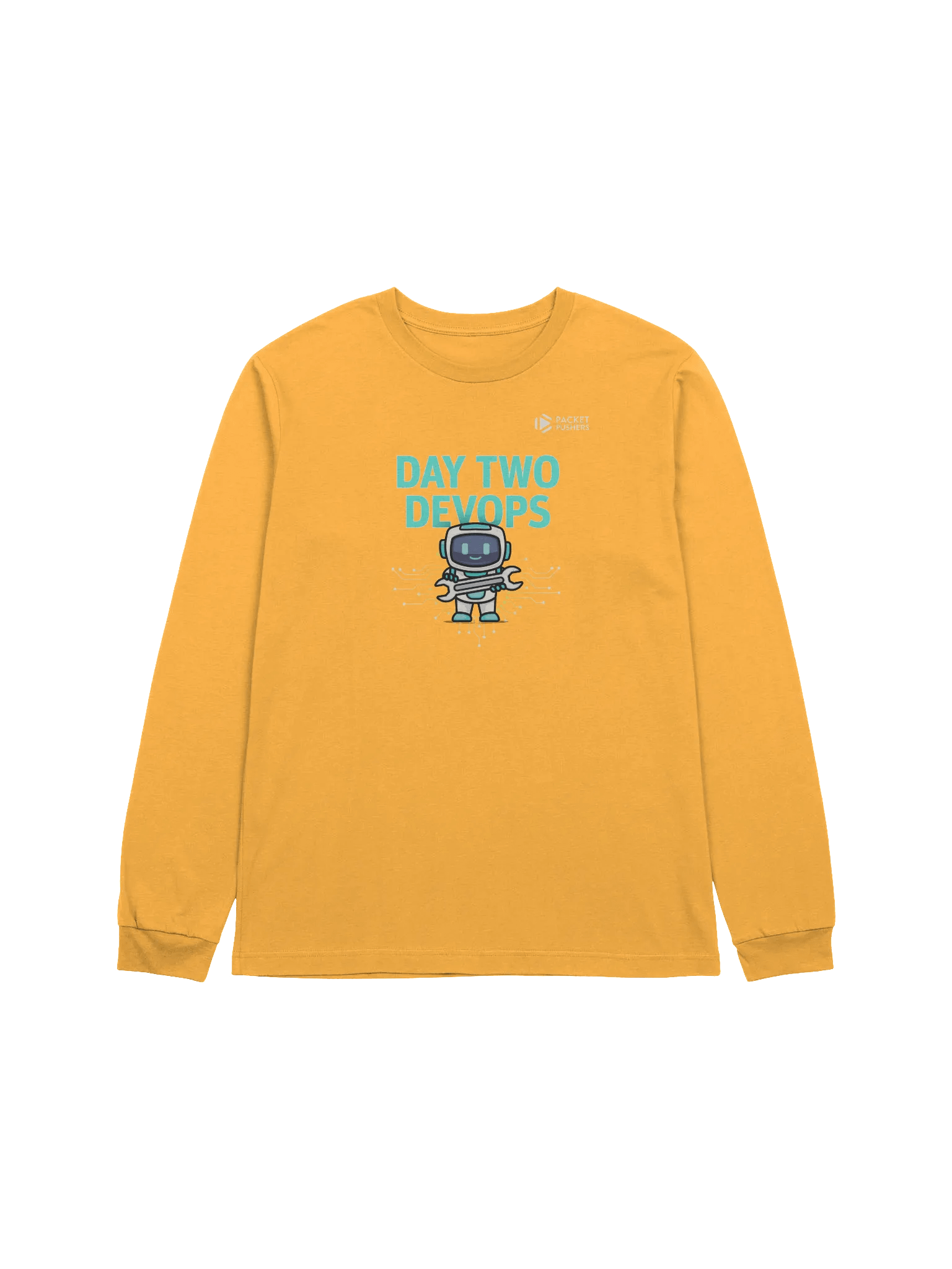 Day Two DevOps Robot Long Sleeve Tee product image (1)