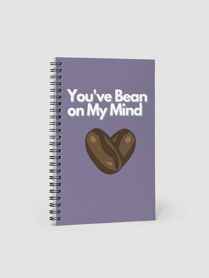 You've Bean on My Mind Notebook product image (1)