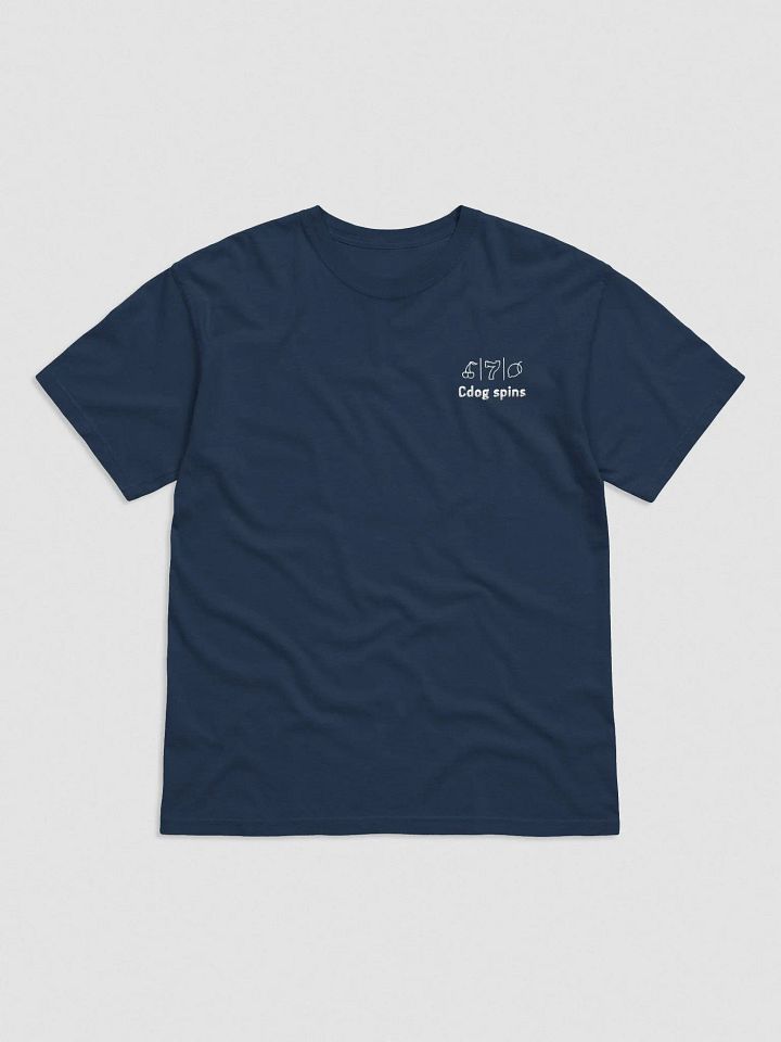 Cdog Spins Embroided SS T-shirt Navy product image (1)