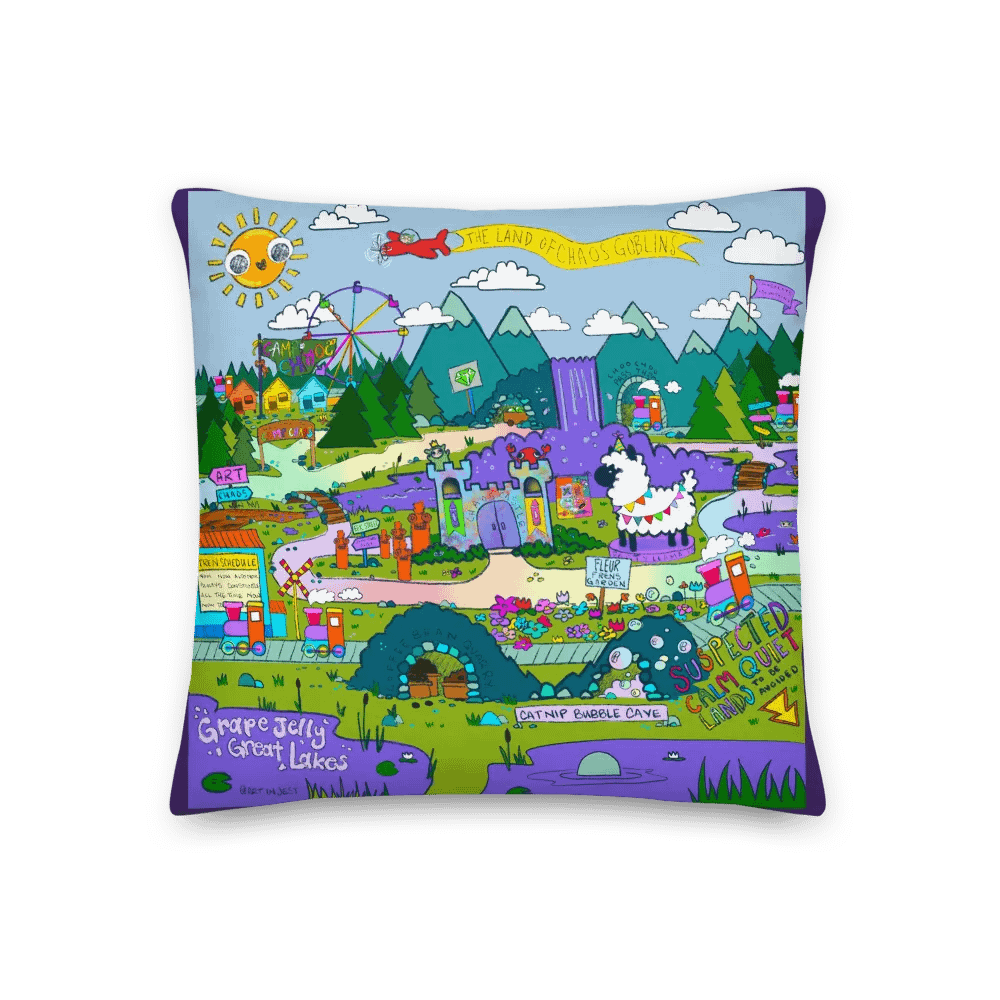 The Land of Chaos Goblins Printed Pillow product image (7)