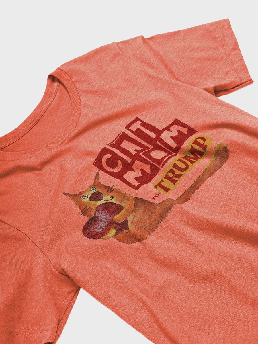 Cat Heart Mom For Trump T-Shirt product image (15)