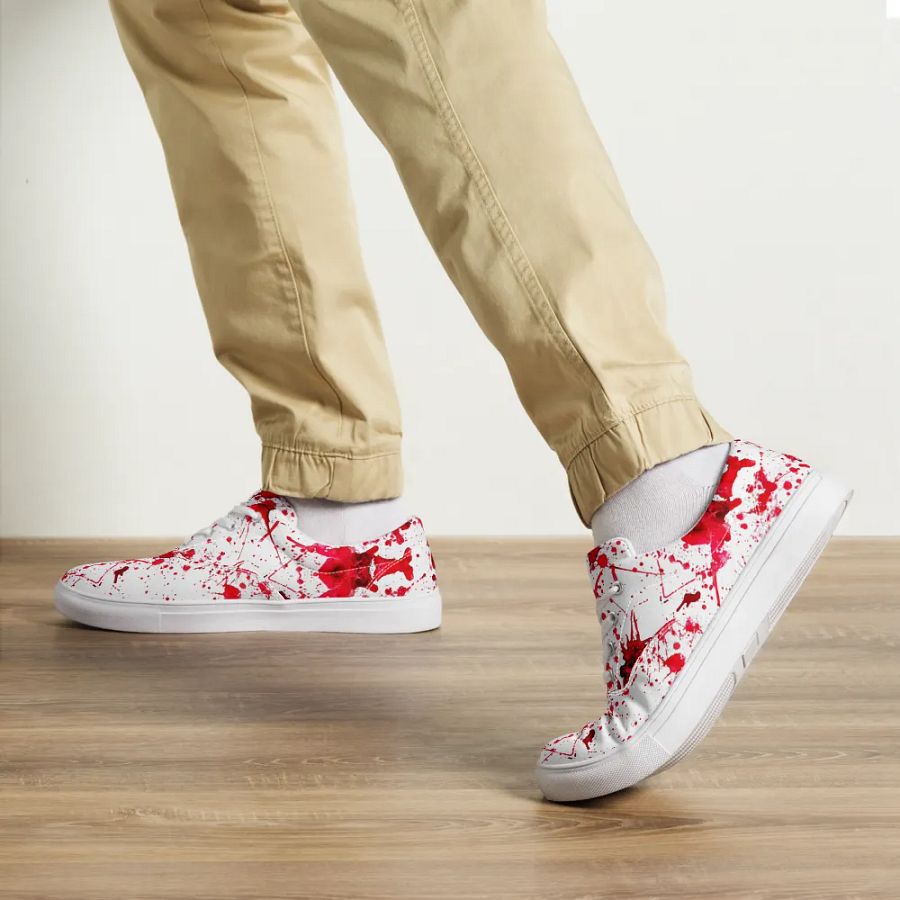 Crime Scene Men's Canvas Shoes product image (10)