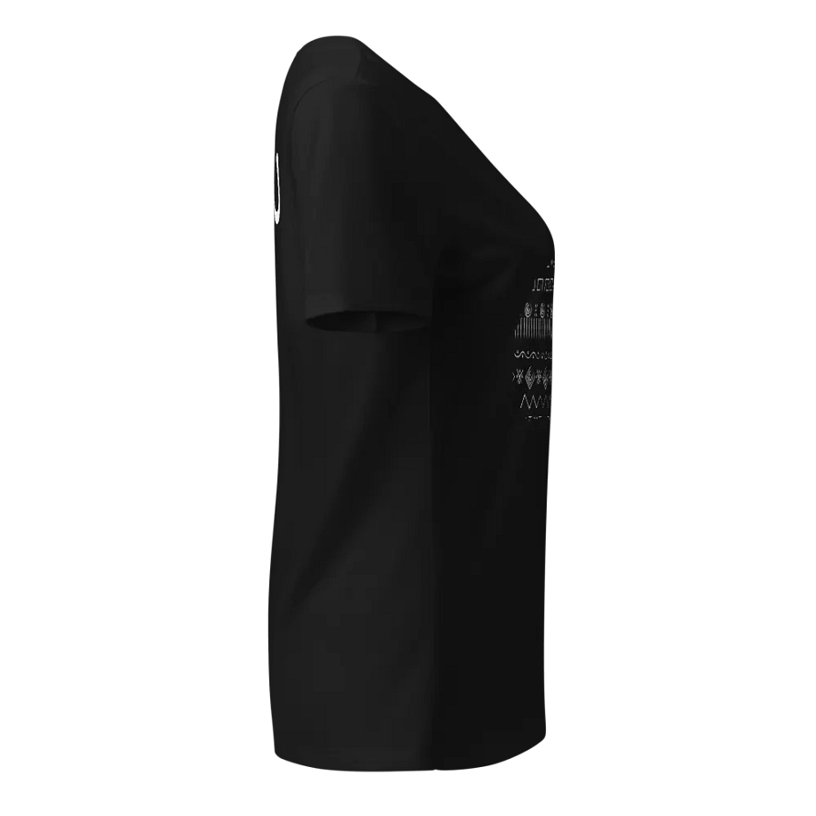 Uhuru - Women's Black Africa Pattern Tee product image (4)