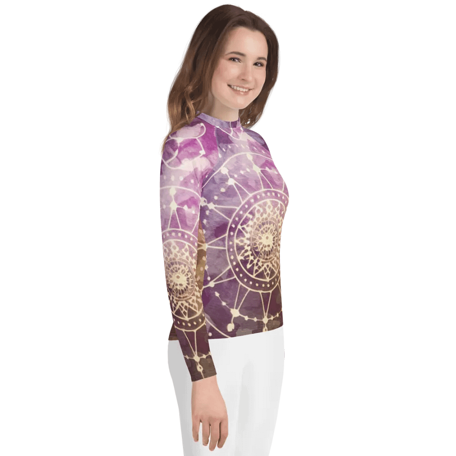 Sacred Geometry, Unisex youth Rash Guard product image (4)