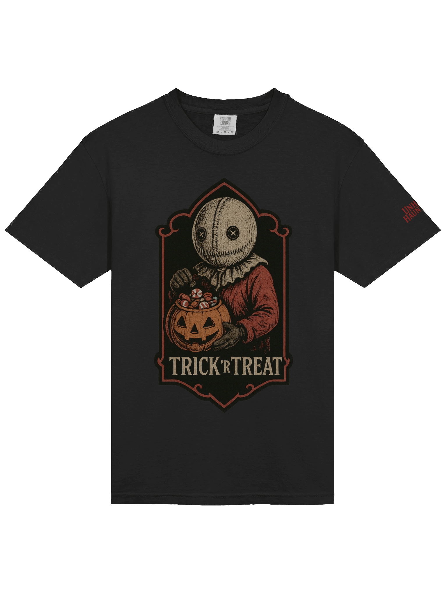 Unholy Hauntings Trick r Treat Black Tee product image (3)