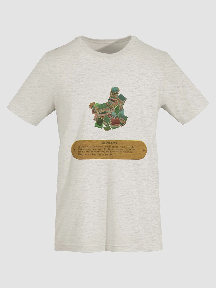A Monster's Expedition T-Shirt - Pile of Unread Books Exhibit product image (39)