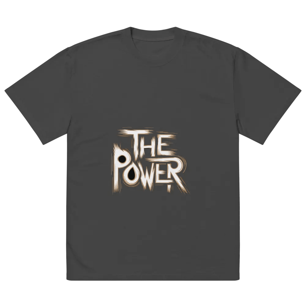 The Power AS Colour Premium Oversized Faded T-Shirt product image (5)