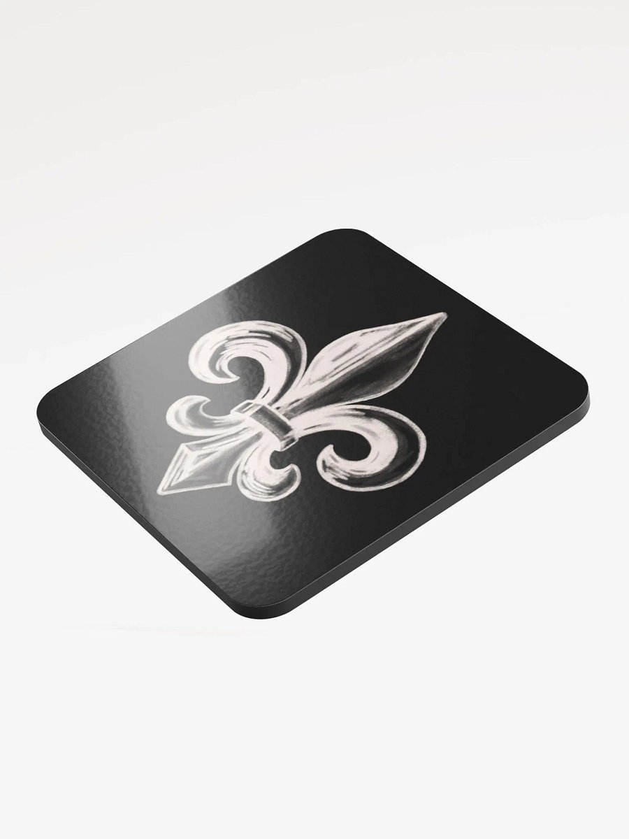 Fleur De Lis Invert Colors Coaster product image (3)