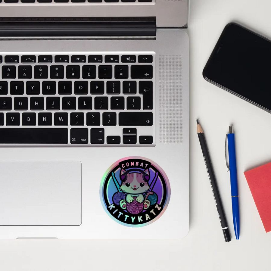 Combat Katz Holographic Sticker Pack product image (10)