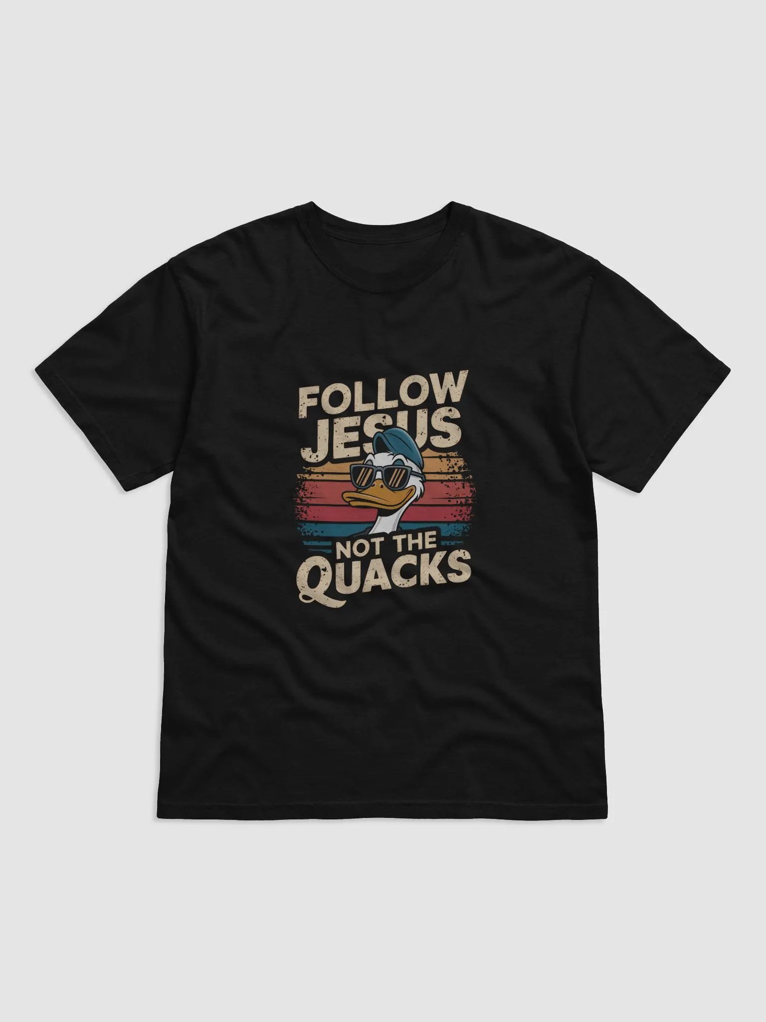 Follow Jesus Not the Quacks Cotton Comfort Tee product image (9)