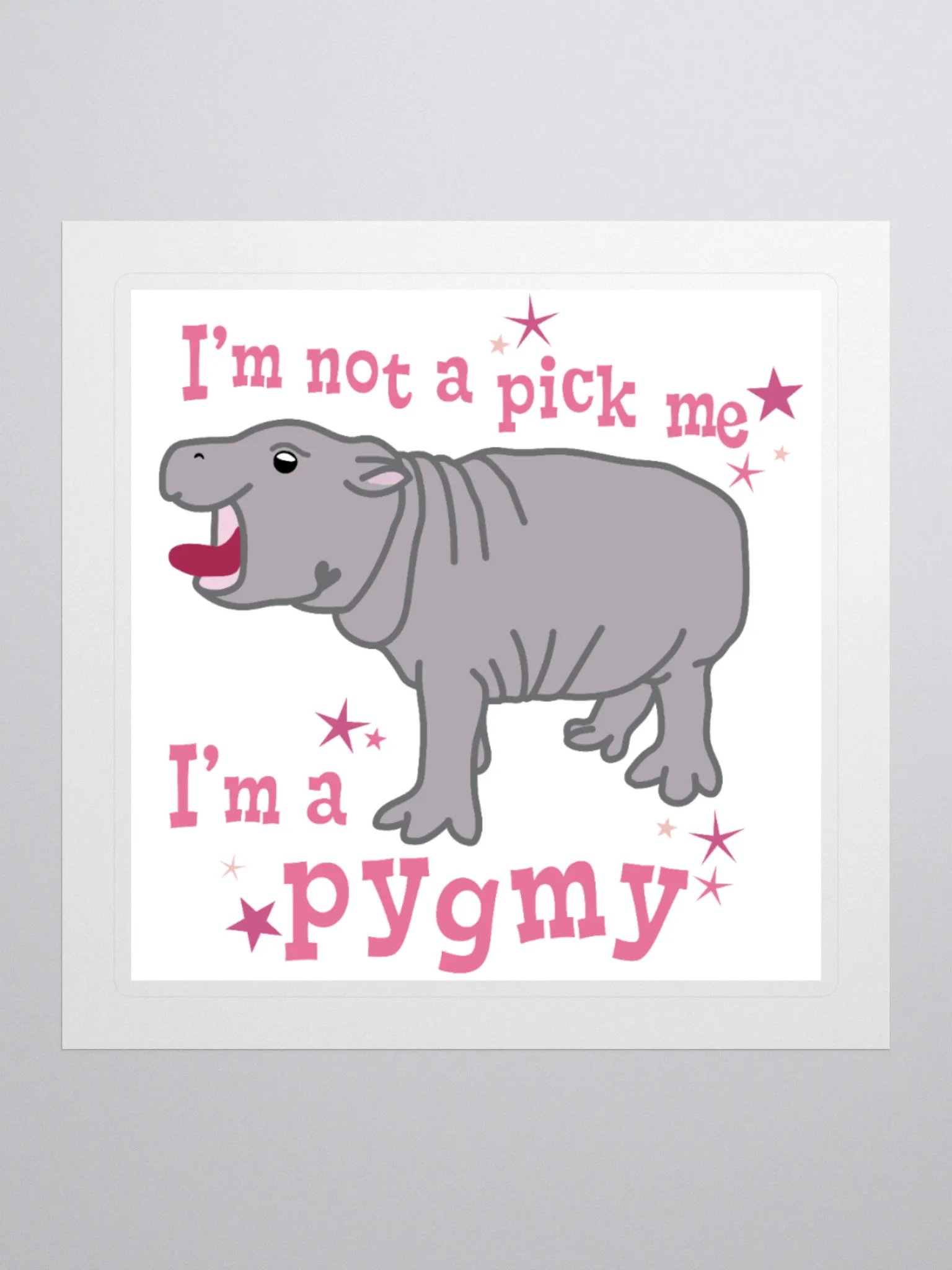 I'm a Pygmy Sticker | Funny Animal Sticker product image (2)