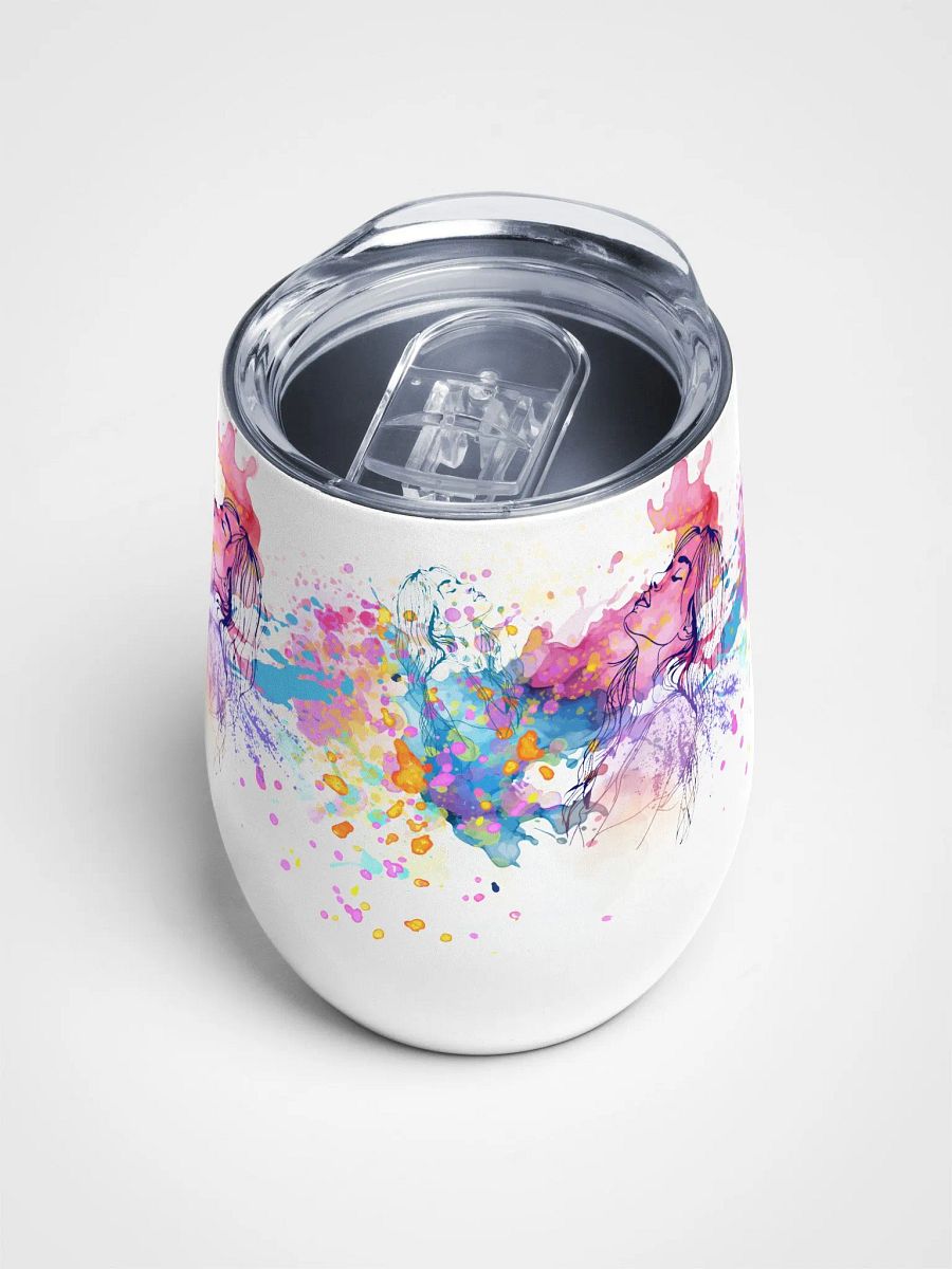 pastel harmony insulated wine tumbler gift for arty ladies moms daughters product image (4)
