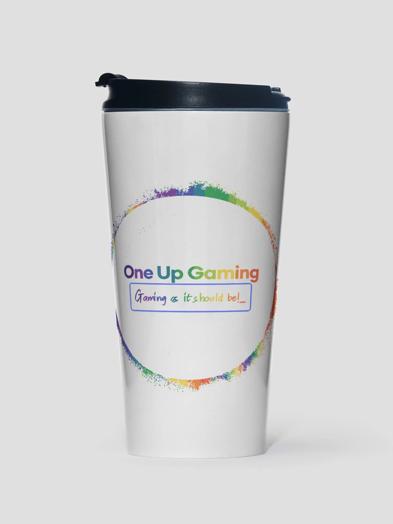 OUG Rainbow Logo Stainless Steel Travel Mug product image (1)