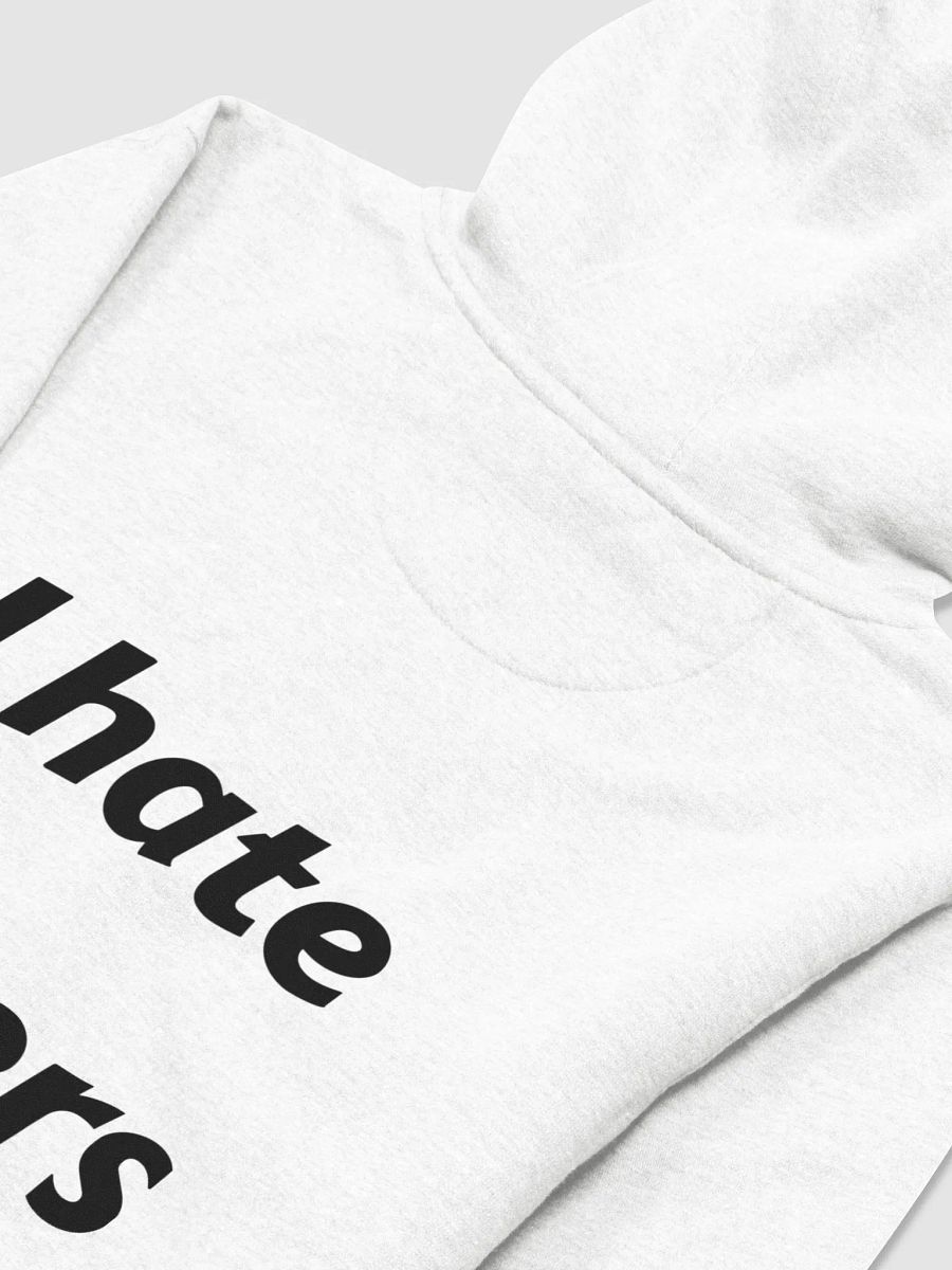 I Hate Cagers Hoodie white product image (4)