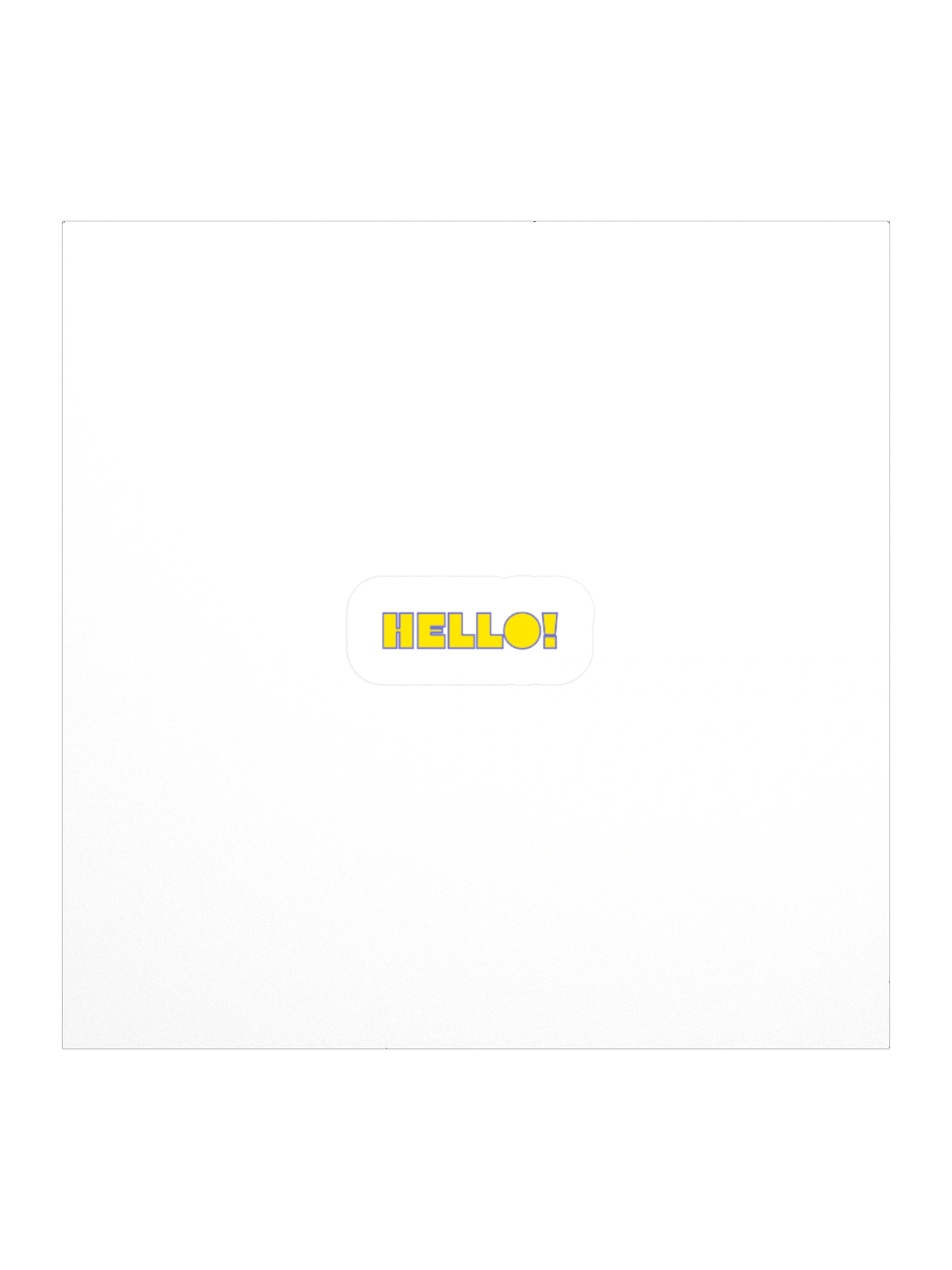 Hello! Sticker product image (1)