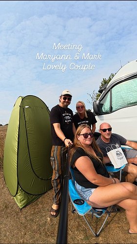 Lovely to meet subscribers Maryann & Mark 
#vanlife #vandweller #mandsvanlife #vanlifediaries #vanlifeuk #vanlife #fyp #youtu...