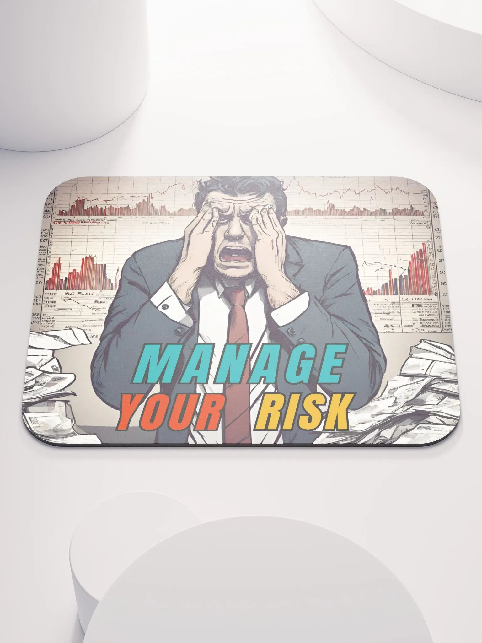 MANAGE YOUR RISK Mousepad product image (2)