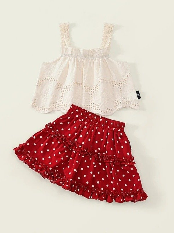 Cherry Dot Ruffle Set product image (2)