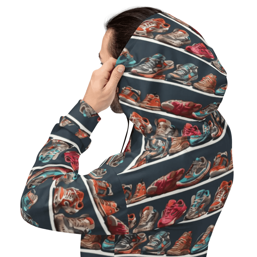 Sneakers Pattern All Over Print Hoodie product image (5)