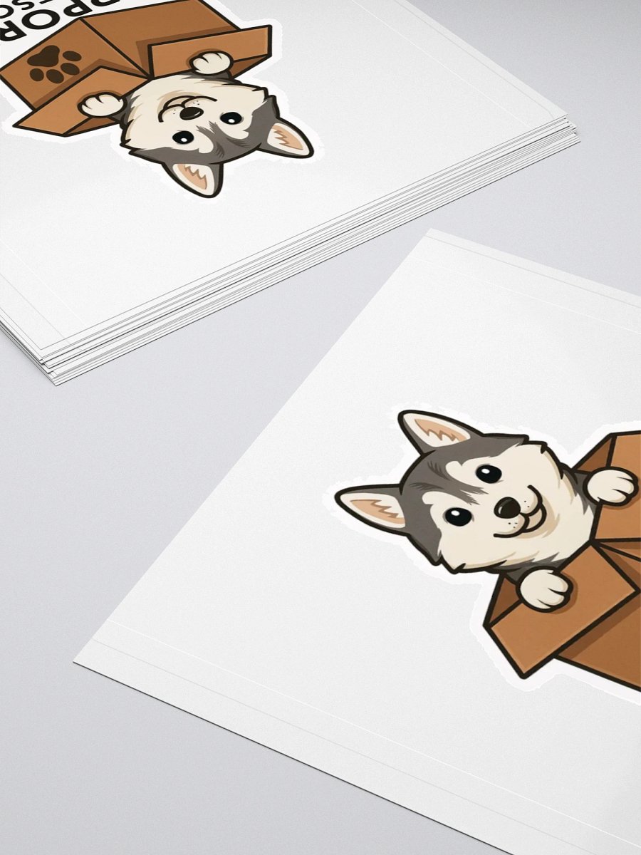 Rescue Me: Alaskan Klee Kai Sticker (Cordell's Shelter Collection) product image (4)
