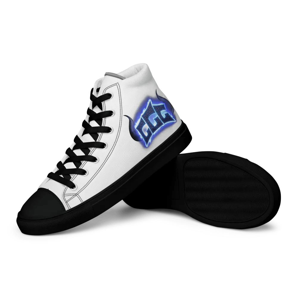 GGG Fire Logo High Top Canvas Shoes product image (10)