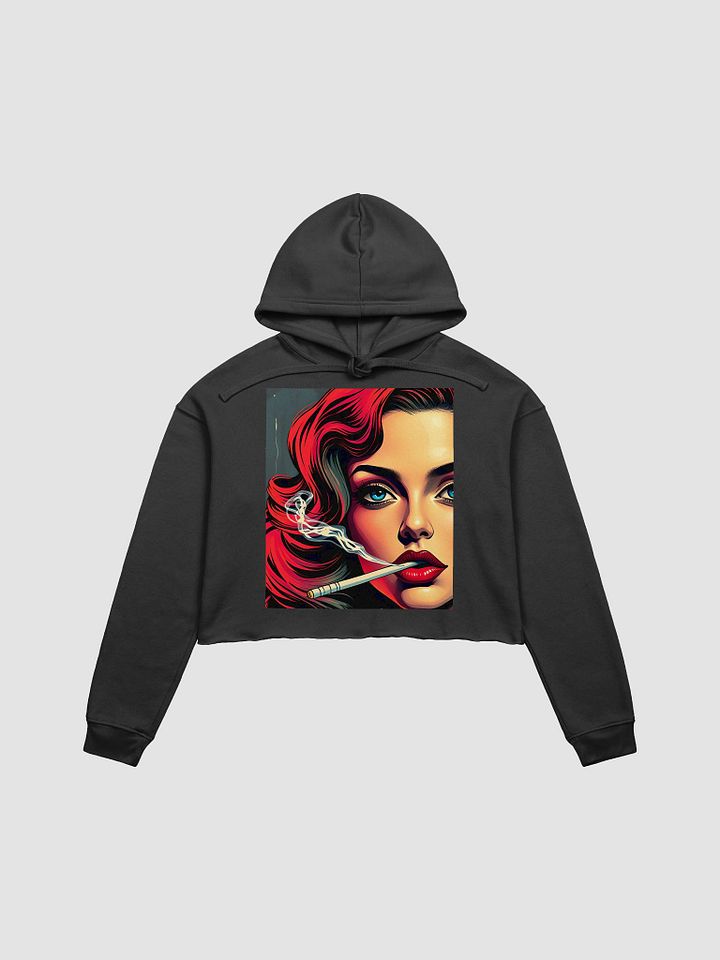 baddie with a fatty supersoft crop hoodie product image (1)