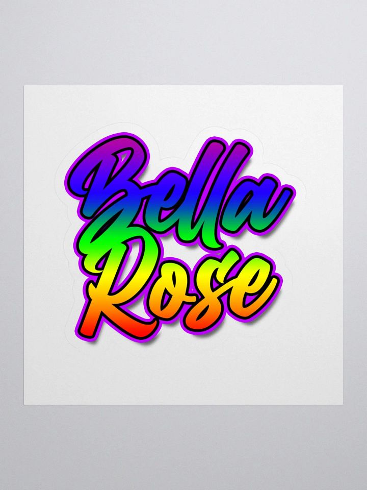 BellaRose Pride Sticker product image (1)