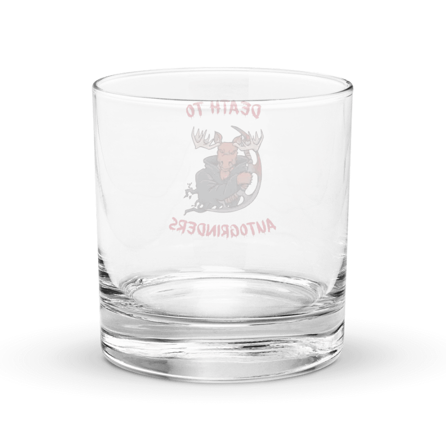 Death To Autogrinders Rocks Glass product image (4)