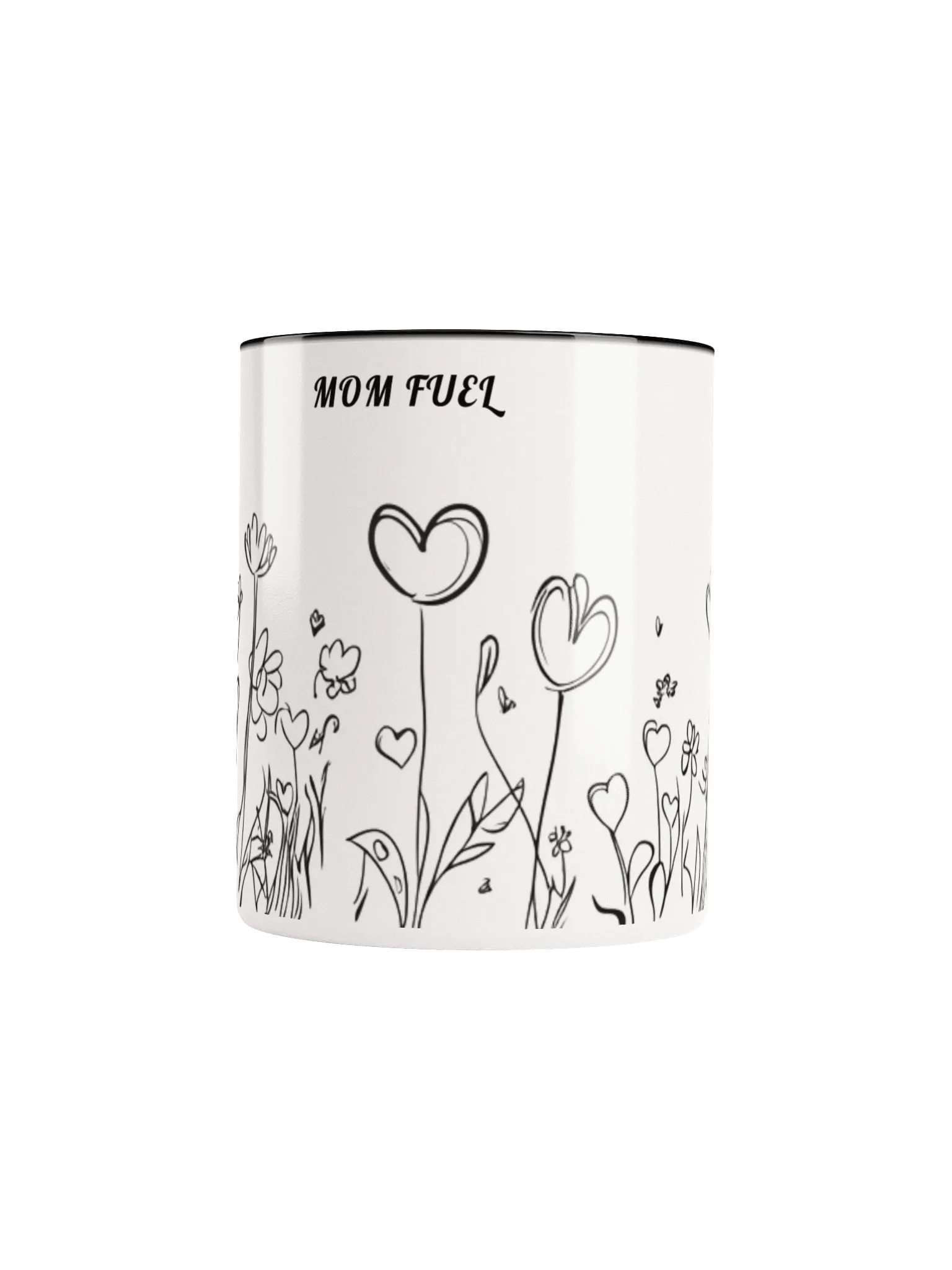 Mom Fuel Mug – Sketch Heart Garden Edition product image (2)