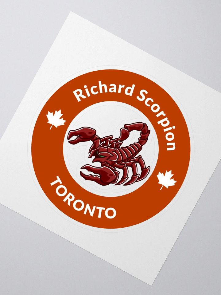 Richard Scorpion's Toronto Sticker product image (2)