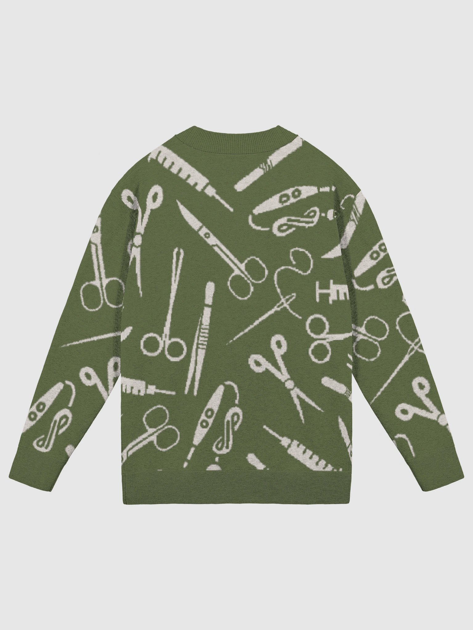 scalpel sweater (fall edition - olive) product image (2)
