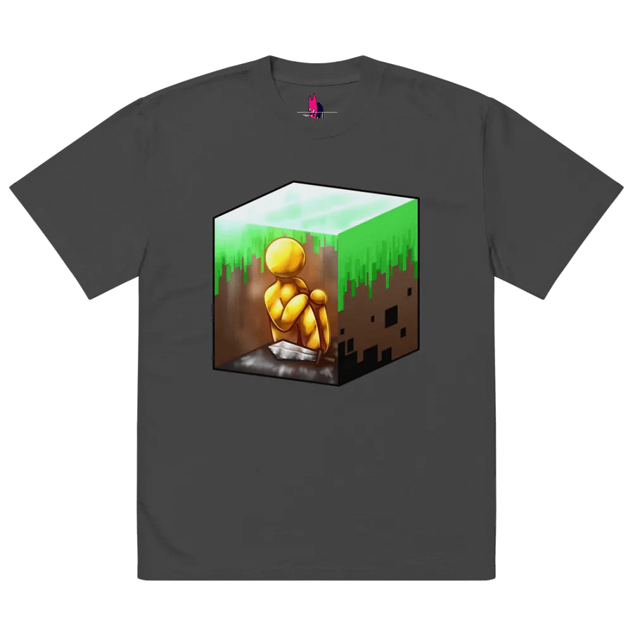 alan becker gold minecraft shirt product image (2)